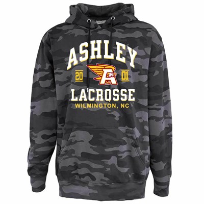 AHS Lacrosse Black Camo Vintage Hoodie - Orders Due Wednesday, March 13, 2024